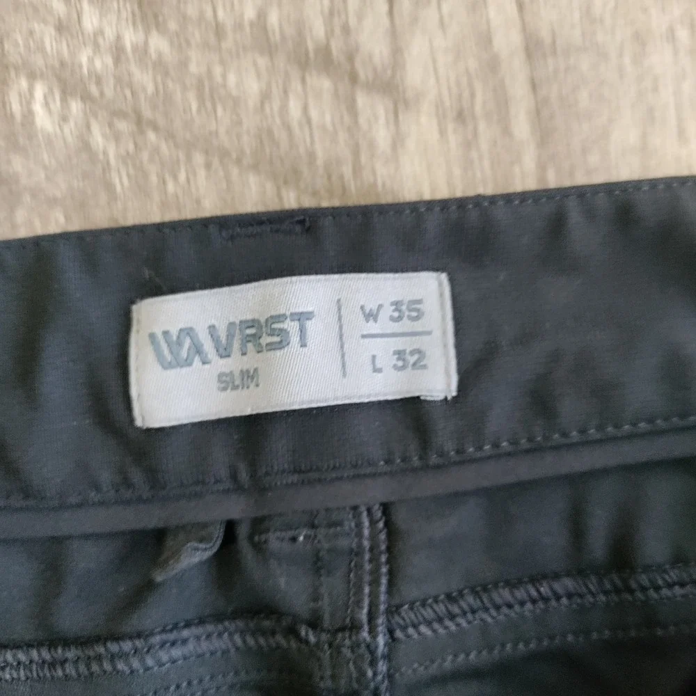 VRST Men's Limitless Slim Fit 5 Pocket Pant Black Size 35x32